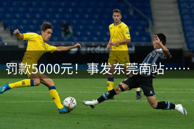 罚款5000元！事发东莞南站……